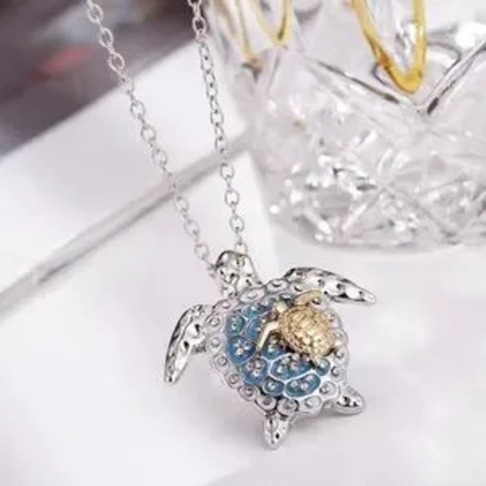 Adorable Turtle Pendant Boho Necklace 20